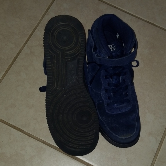 Navy blue suede air force - Picture 3 of 4